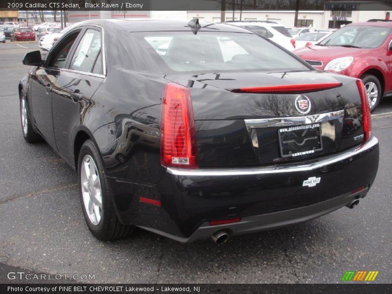 Black Raven / Ebony 2009 Cadillac CTS Sedan