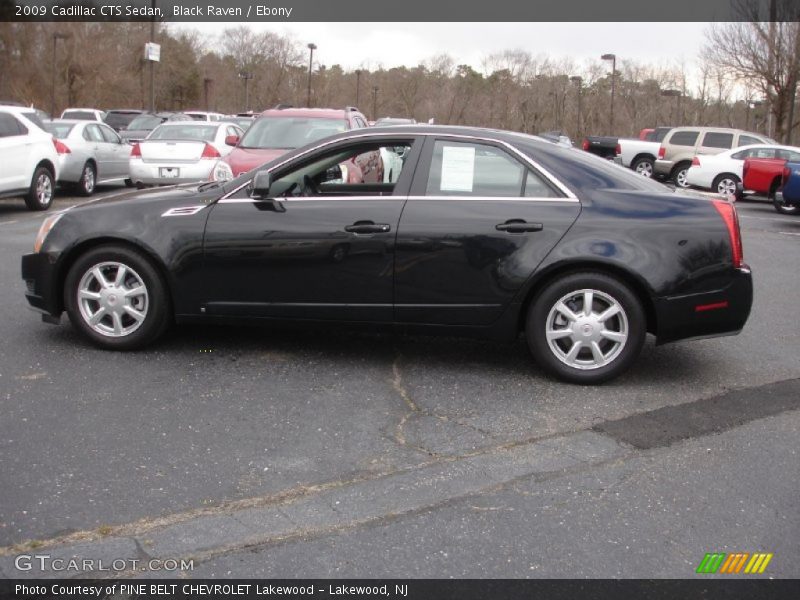 Black Raven / Ebony 2009 Cadillac CTS Sedan