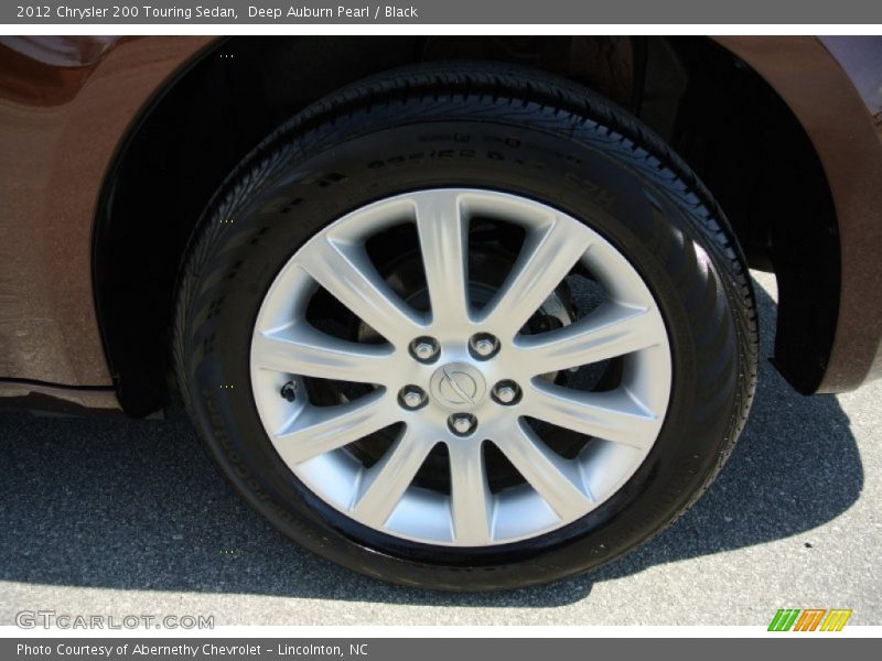 Deep Auburn Pearl / Black 2012 Chrysler 200 Touring Sedan