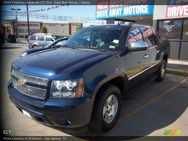 Dark Blue Metallic / Ebony 2009 Chevrolet Avalanche LTZ 4x4
