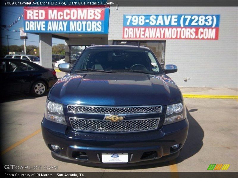 Dark Blue Metallic / Ebony 2009 Chevrolet Avalanche LTZ 4x4