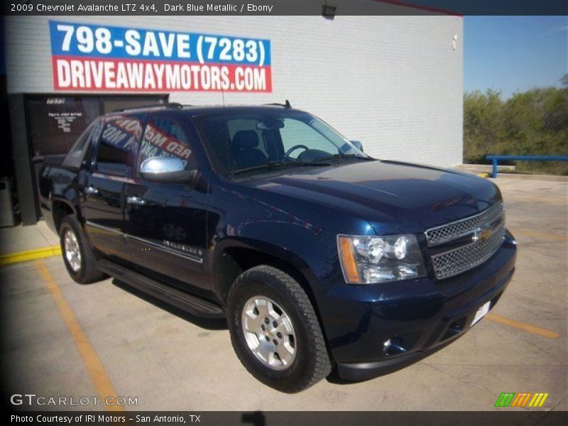 Dark Blue Metallic / Ebony 2009 Chevrolet Avalanche LTZ 4x4