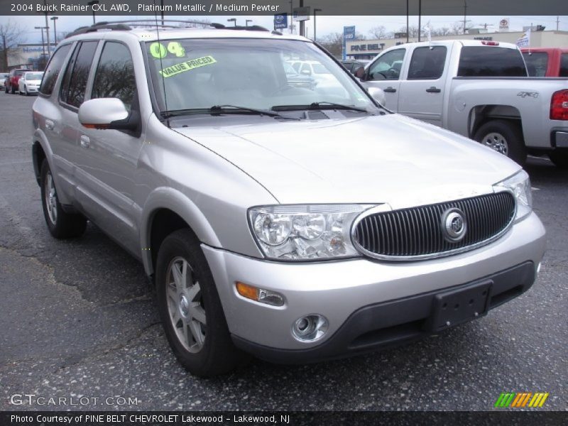 Platinum Metallic / Medium Pewter 2004 Buick Rainier CXL AWD