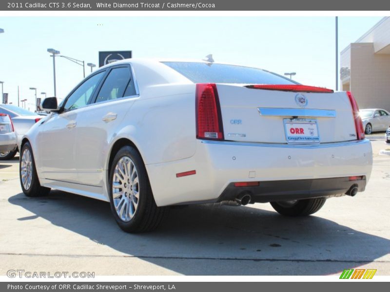 White Diamond Tricoat / Cashmere/Cocoa 2011 Cadillac CTS 3.6 Sedan