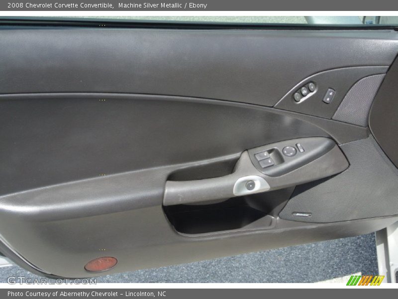 Machine Silver Metallic / Ebony 2008 Chevrolet Corvette Convertible