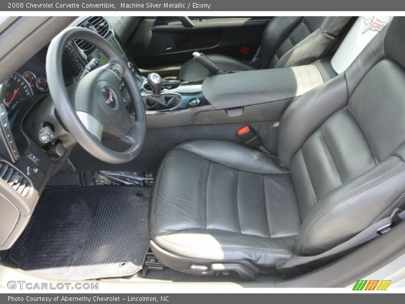 Machine Silver Metallic / Ebony 2008 Chevrolet Corvette Convertible