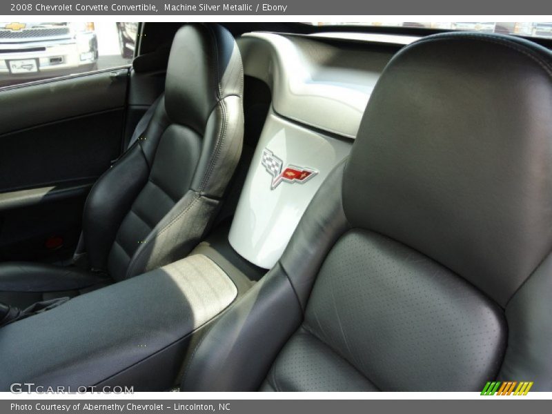 Machine Silver Metallic / Ebony 2008 Chevrolet Corvette Convertible