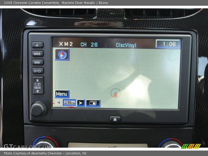 Machine Silver Metallic / Ebony 2008 Chevrolet Corvette Convertible