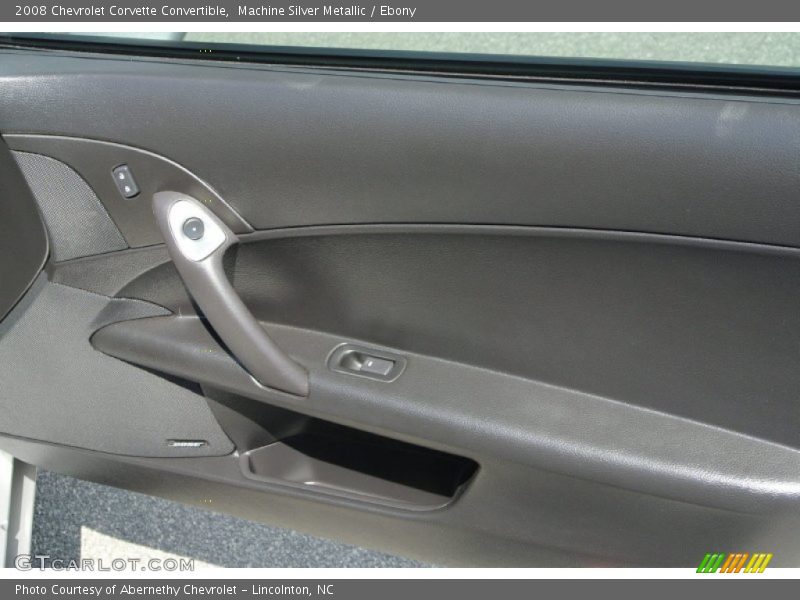 Machine Silver Metallic / Ebony 2008 Chevrolet Corvette Convertible
