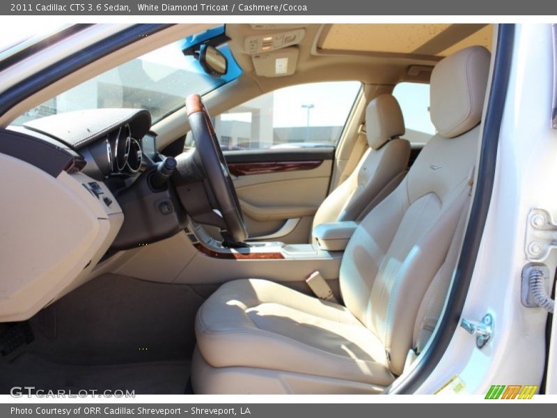 White Diamond Tricoat / Cashmere/Cocoa 2011 Cadillac CTS 3.6 Sedan