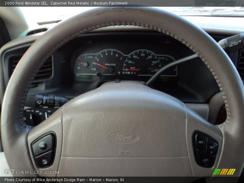 Cabernet Red Metallic / Medium Parchment 2000 Ford Windstar SEL