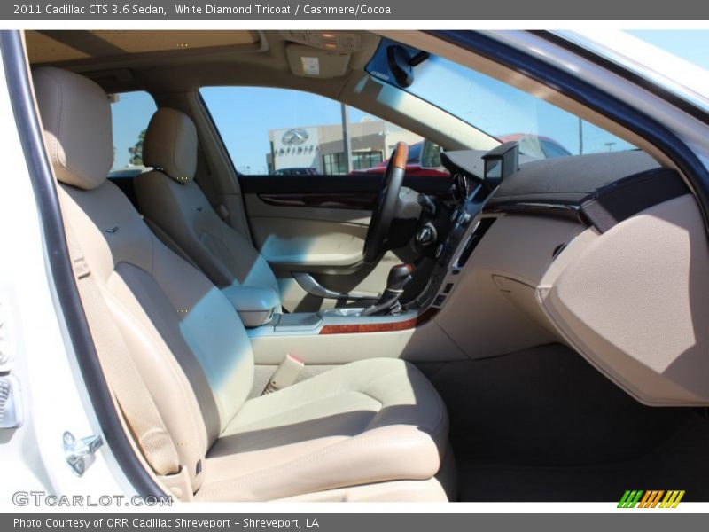 White Diamond Tricoat / Cashmere/Cocoa 2011 Cadillac CTS 3.6 Sedan
