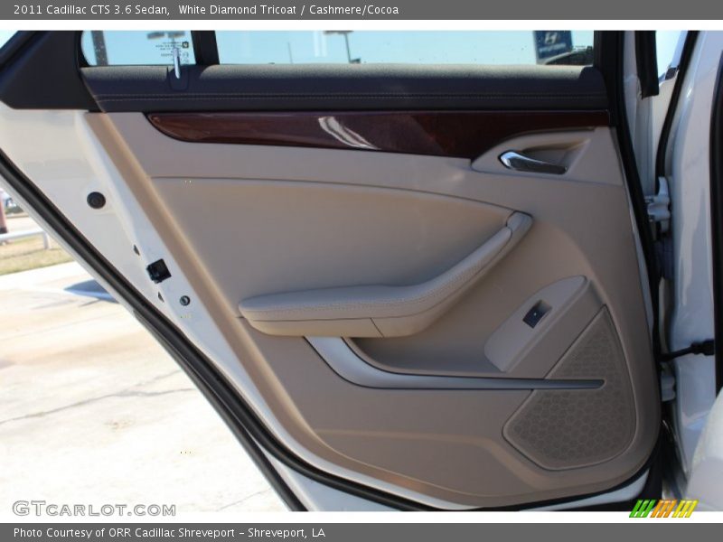 White Diamond Tricoat / Cashmere/Cocoa 2011 Cadillac CTS 3.6 Sedan