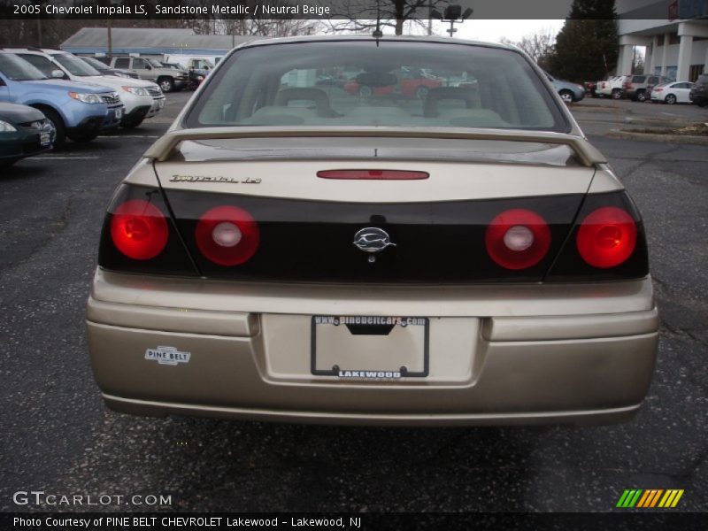 Sandstone Metallic / Neutral Beige 2005 Chevrolet Impala LS