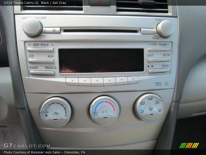 Black / Ash Gray 2010 Toyota Camry LE