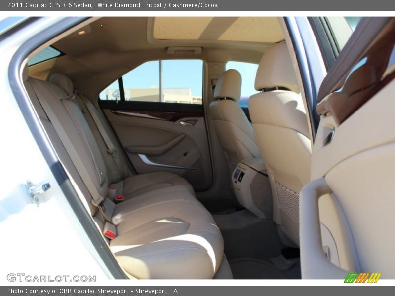 White Diamond Tricoat / Cashmere/Cocoa 2011 Cadillac CTS 3.6 Sedan