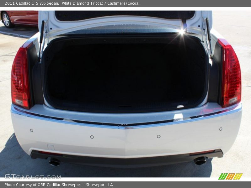 White Diamond Tricoat / Cashmere/Cocoa 2011 Cadillac CTS 3.6 Sedan