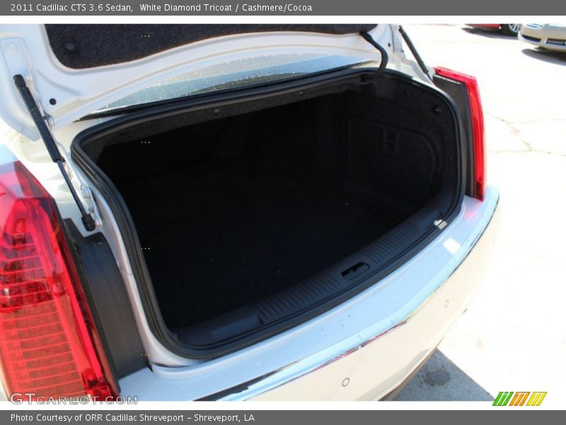 White Diamond Tricoat / Cashmere/Cocoa 2011 Cadillac CTS 3.6 Sedan