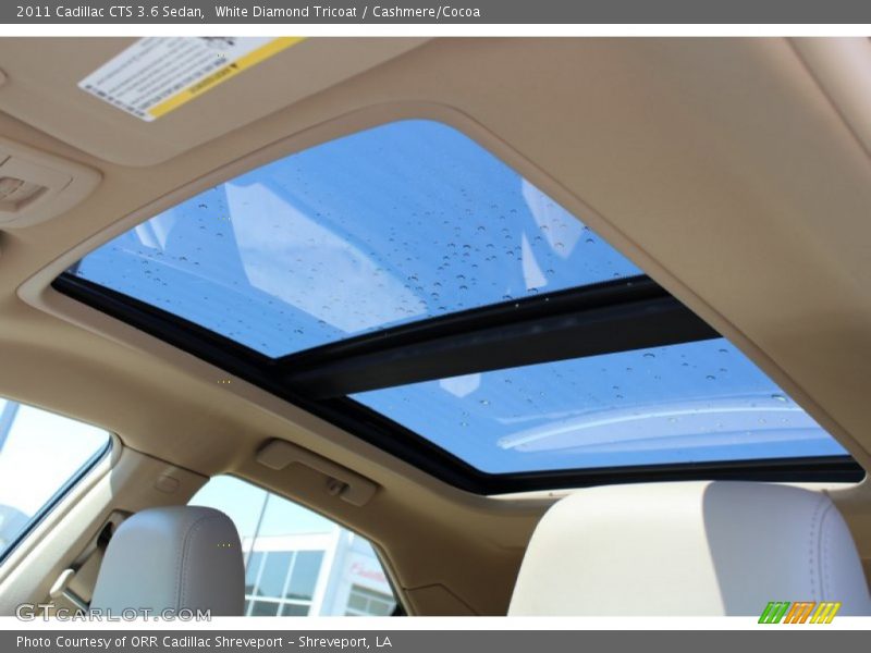 White Diamond Tricoat / Cashmere/Cocoa 2011 Cadillac CTS 3.6 Sedan