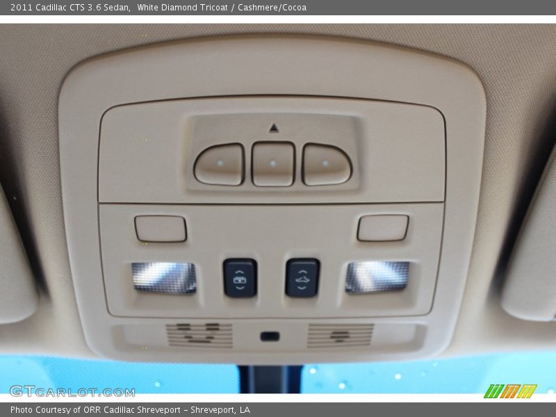 White Diamond Tricoat / Cashmere/Cocoa 2011 Cadillac CTS 3.6 Sedan