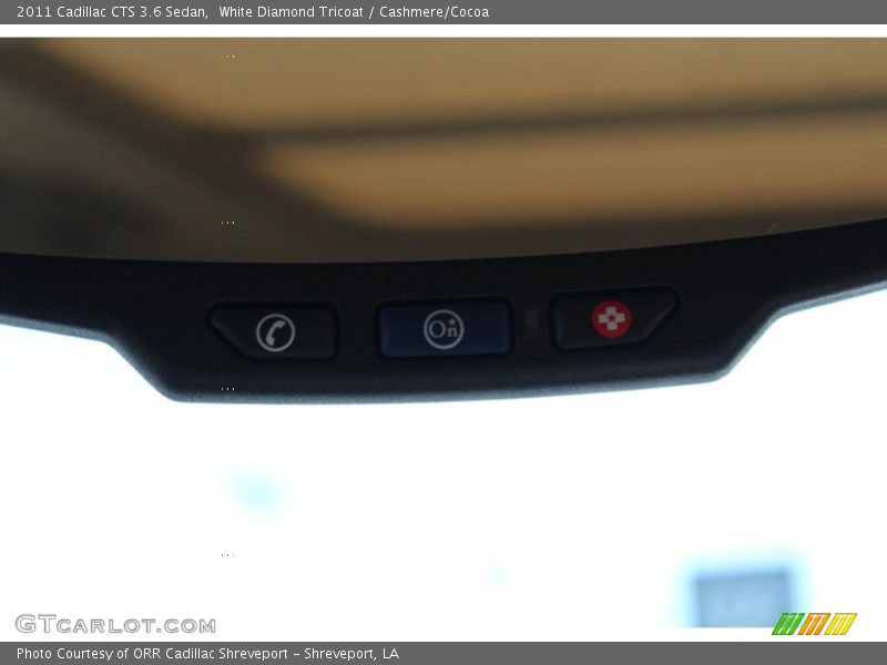 White Diamond Tricoat / Cashmere/Cocoa 2011 Cadillac CTS 3.6 Sedan