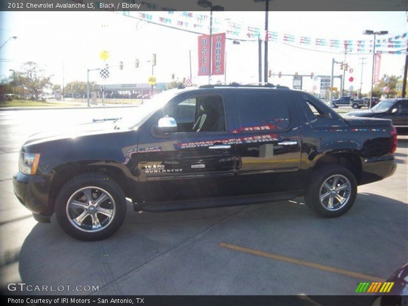 Black / Ebony 2012 Chevrolet Avalanche LS