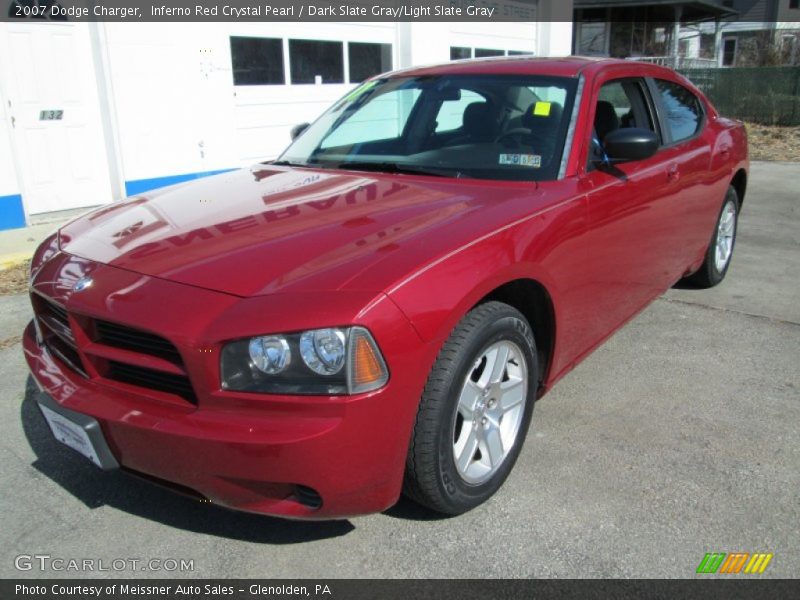 Inferno Red Crystal Pearl / Dark Slate Gray/Light Slate Gray 2007 Dodge Charger
