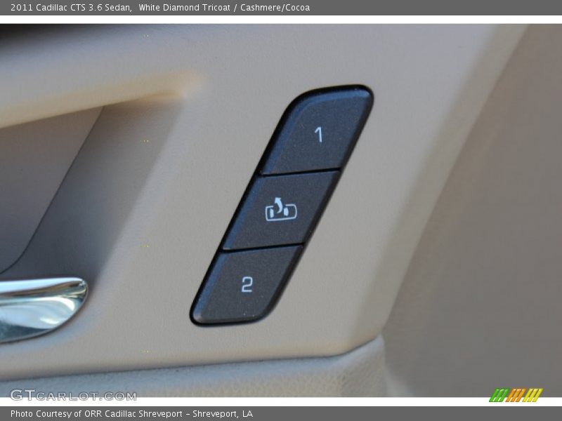 White Diamond Tricoat / Cashmere/Cocoa 2011 Cadillac CTS 3.6 Sedan
