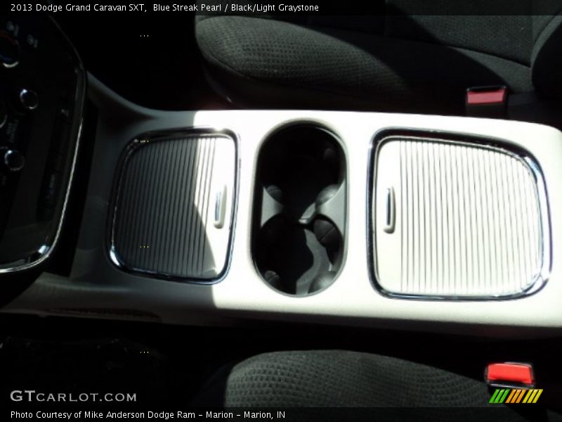 Blue Streak Pearl / Black/Light Graystone 2013 Dodge Grand Caravan SXT