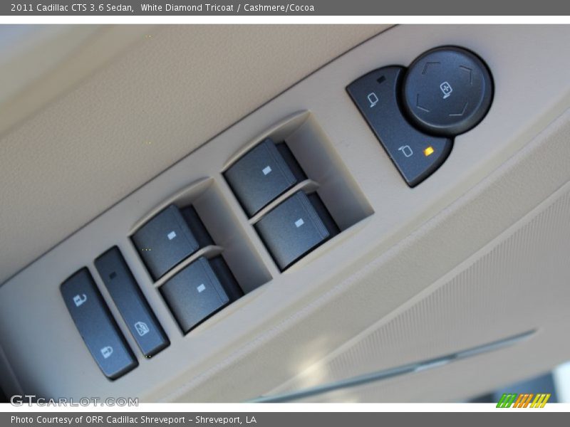 White Diamond Tricoat / Cashmere/Cocoa 2011 Cadillac CTS 3.6 Sedan