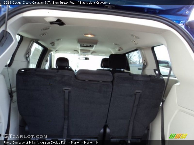 Blue Streak Pearl / Black/Light Graystone 2013 Dodge Grand Caravan SXT