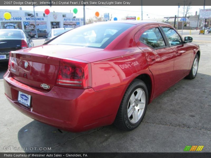 Inferno Red Crystal Pearl / Dark Slate Gray/Light Slate Gray 2007 Dodge Charger