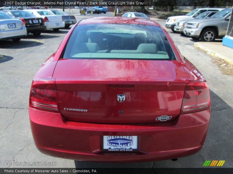 Inferno Red Crystal Pearl / Dark Slate Gray/Light Slate Gray 2007 Dodge Charger
