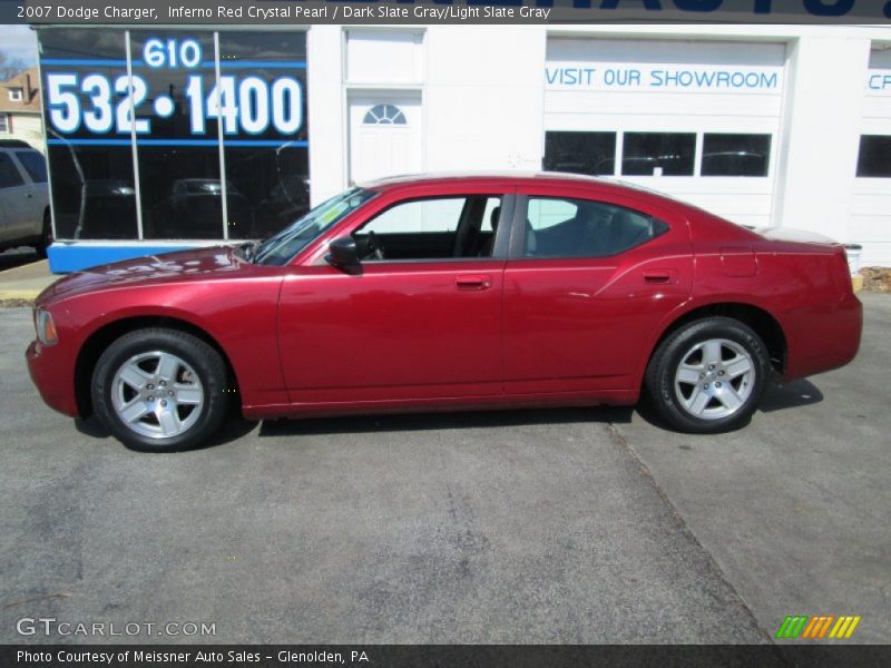 Inferno Red Crystal Pearl / Dark Slate Gray/Light Slate Gray 2007 Dodge Charger