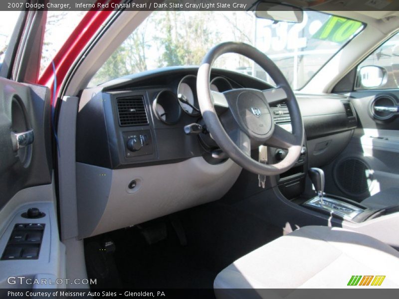 Inferno Red Crystal Pearl / Dark Slate Gray/Light Slate Gray 2007 Dodge Charger