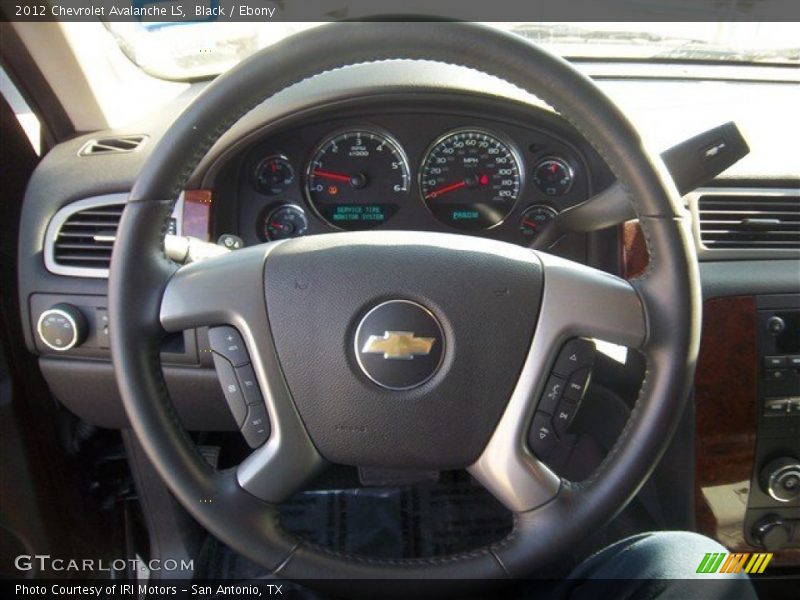 Black / Ebony 2012 Chevrolet Avalanche LS