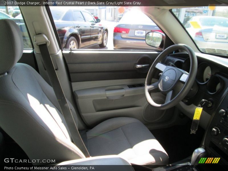 Inferno Red Crystal Pearl / Dark Slate Gray/Light Slate Gray 2007 Dodge Charger