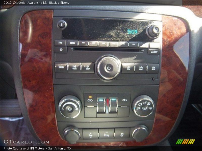 Black / Ebony 2012 Chevrolet Avalanche LS