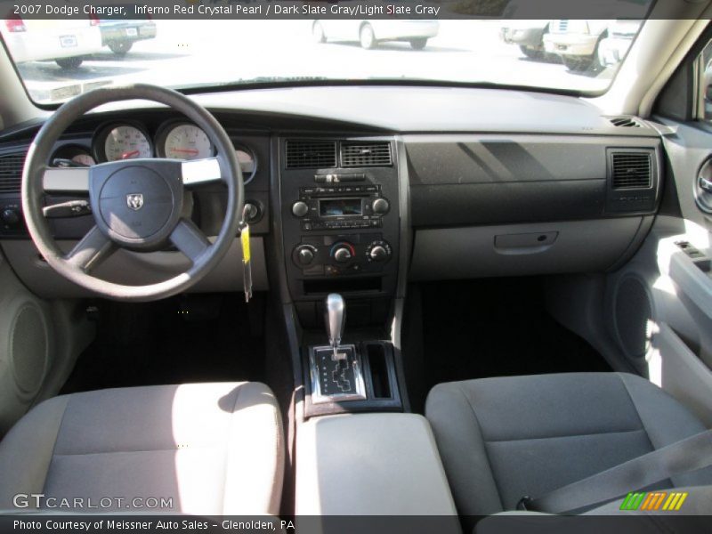 Inferno Red Crystal Pearl / Dark Slate Gray/Light Slate Gray 2007 Dodge Charger