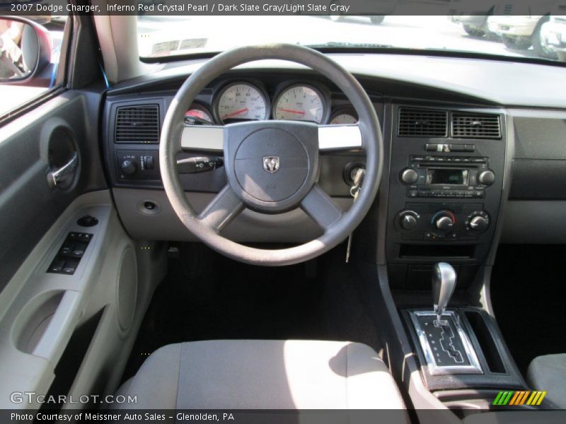 Inferno Red Crystal Pearl / Dark Slate Gray/Light Slate Gray 2007 Dodge Charger