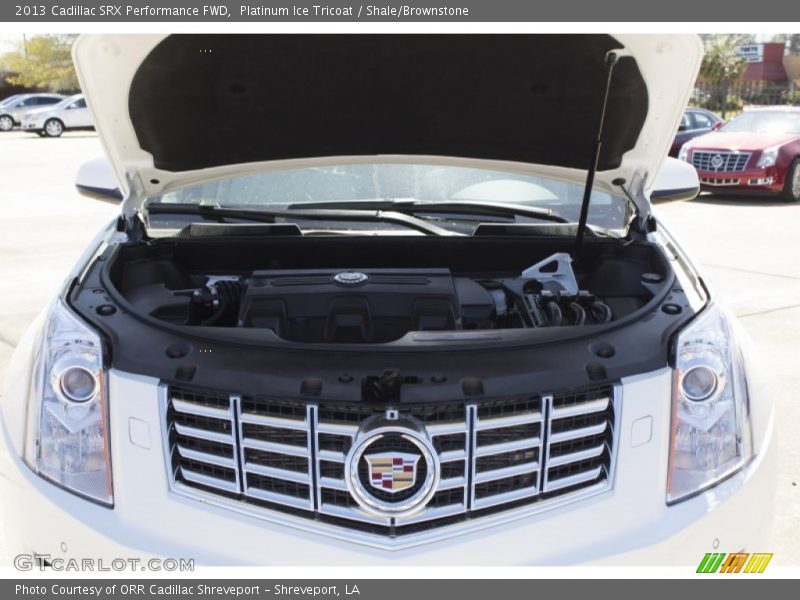 Platinum Ice Tricoat / Shale/Brownstone 2013 Cadillac SRX Performance FWD