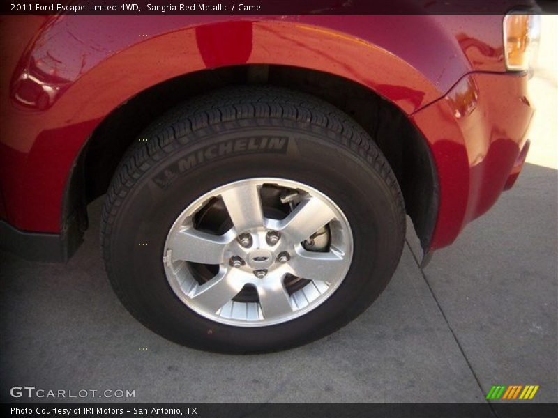 Sangria Red Metallic / Camel 2011 Ford Escape Limited 4WD