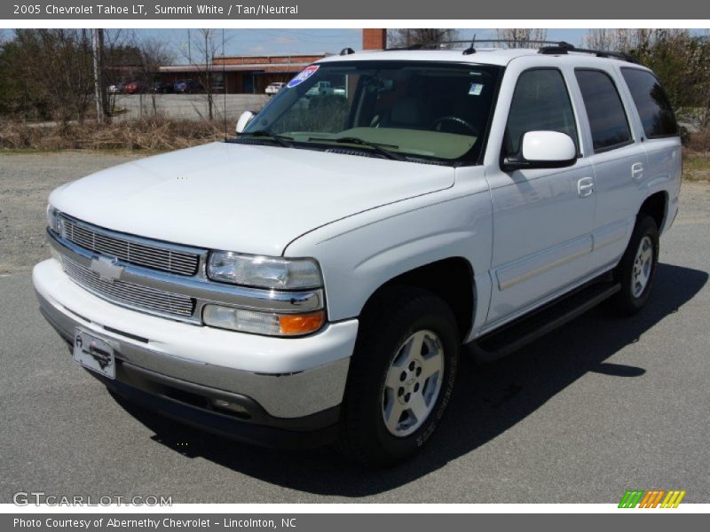 Summit White / Tan/Neutral 2005 Chevrolet Tahoe LT