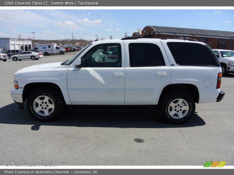 Summit White / Tan/Neutral 2005 Chevrolet Tahoe LT