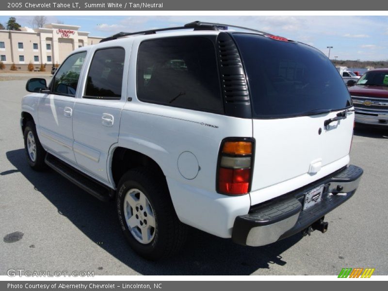 Summit White / Tan/Neutral 2005 Chevrolet Tahoe LT