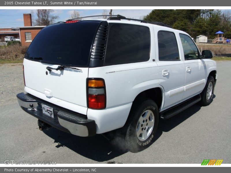 Summit White / Tan/Neutral 2005 Chevrolet Tahoe LT
