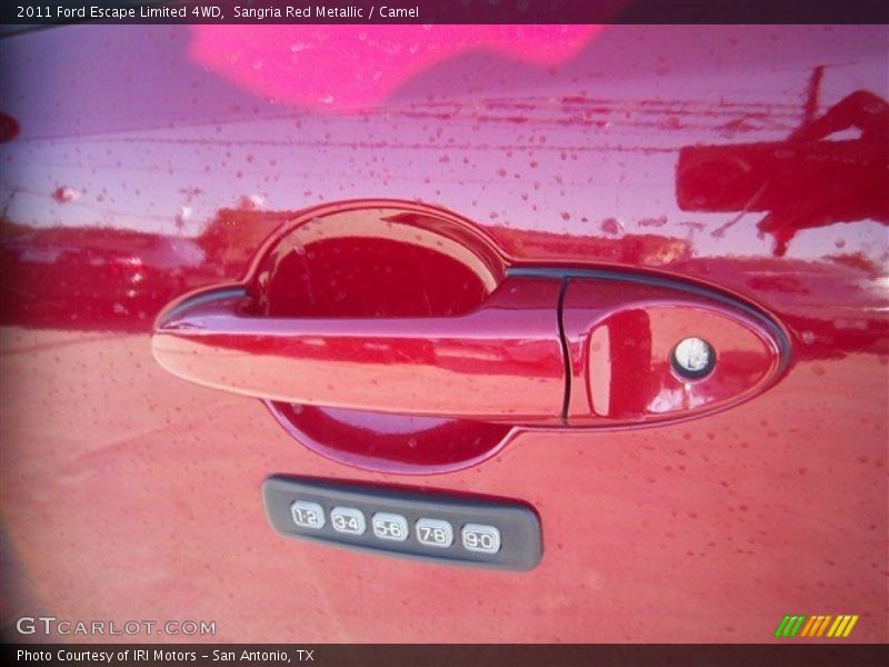 Sangria Red Metallic / Camel 2011 Ford Escape Limited 4WD