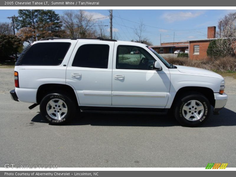 Summit White / Tan/Neutral 2005 Chevrolet Tahoe LT