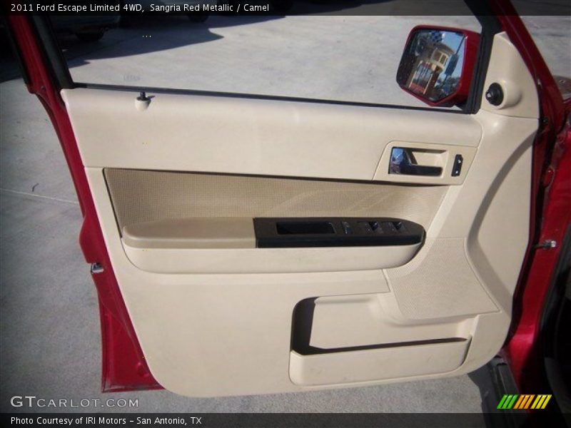 Sangria Red Metallic / Camel 2011 Ford Escape Limited 4WD