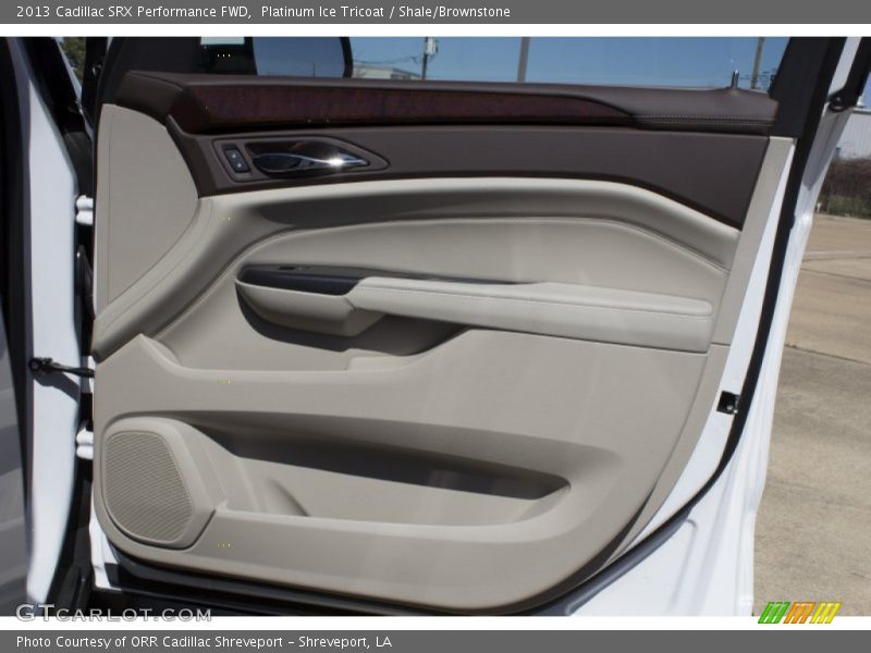Platinum Ice Tricoat / Shale/Brownstone 2013 Cadillac SRX Performance FWD